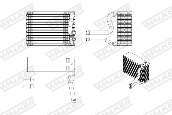 Walker Verdamper, airconditioning WEV00115