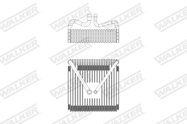 Walker Verdamper, airconditioning WEV00116