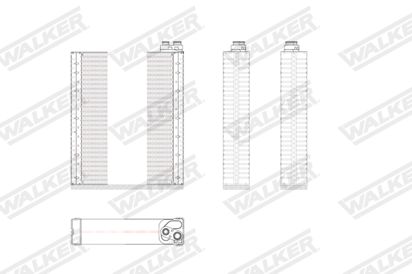Walker Verdamper, airconditioning WEV00124