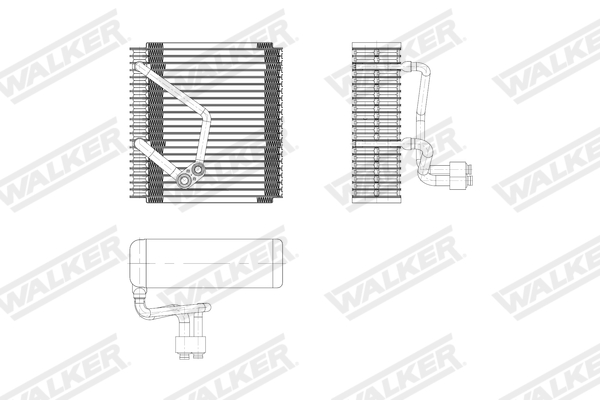 Walker Verdamper, airconditioning WEV00136