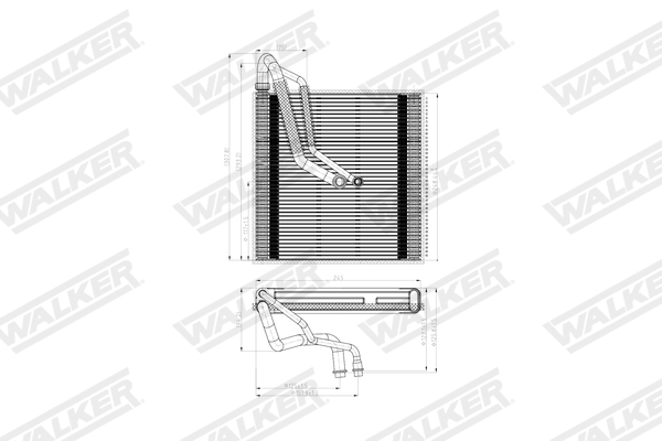Walker Verdamper, airconditioning WEV00143