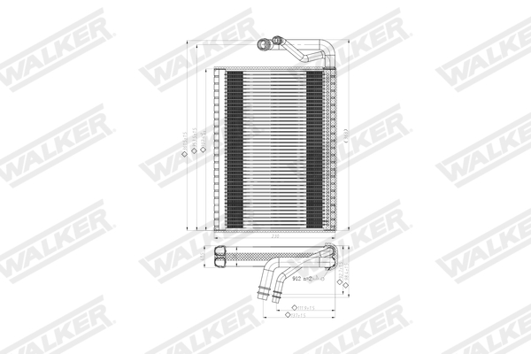 Walker Verdamper, airconditioning WEV00144