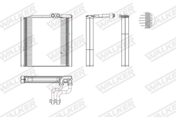 Walker Verdamper, airconditioning WEV00146