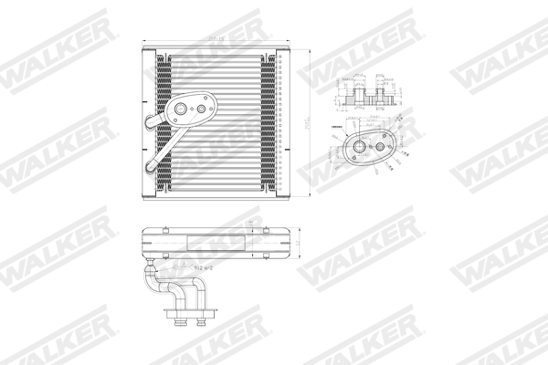 Walker Verdamper, airconditioning WEV00149