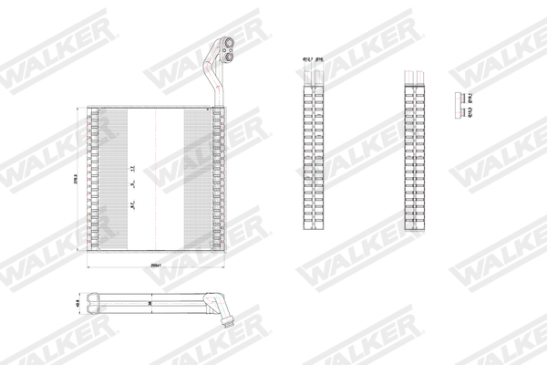 Walker Verdamper, airconditioning WEV00151