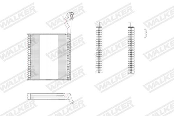 Walker Verdamper, airconditioning WEV00151