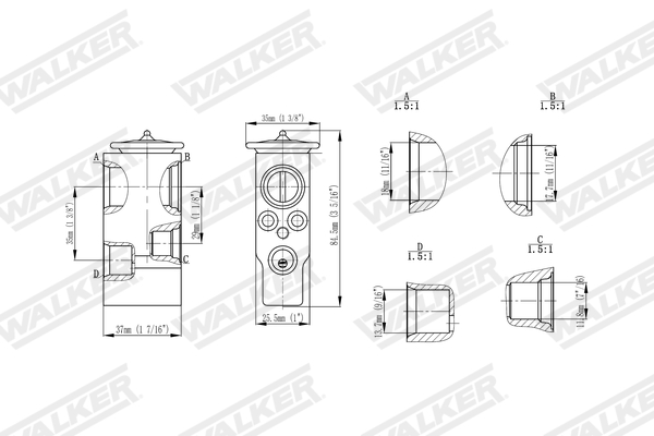 Walker Expansieventiel, airconditioning WEX00031