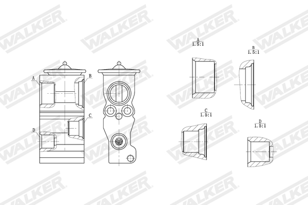 Walker Expansieventiel, airconditioning WEX00038