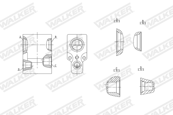 Walker Expansieventiel, airconditioning WEX00078