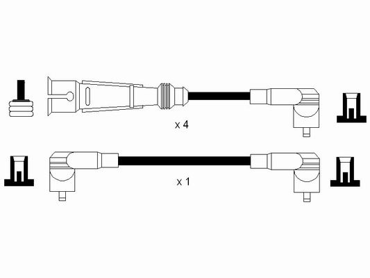 NGK Bougiekabelset 0964