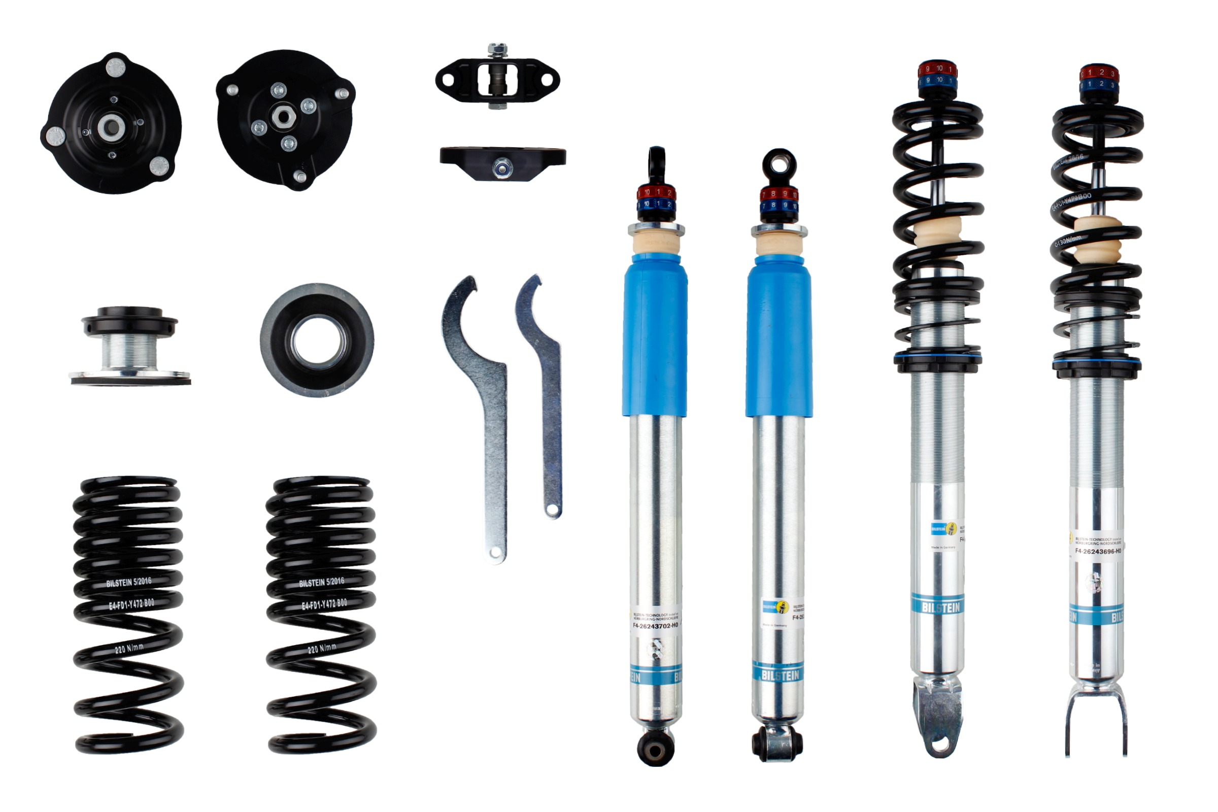 Veren/dempers (onderstel) Bilstein 48-243711