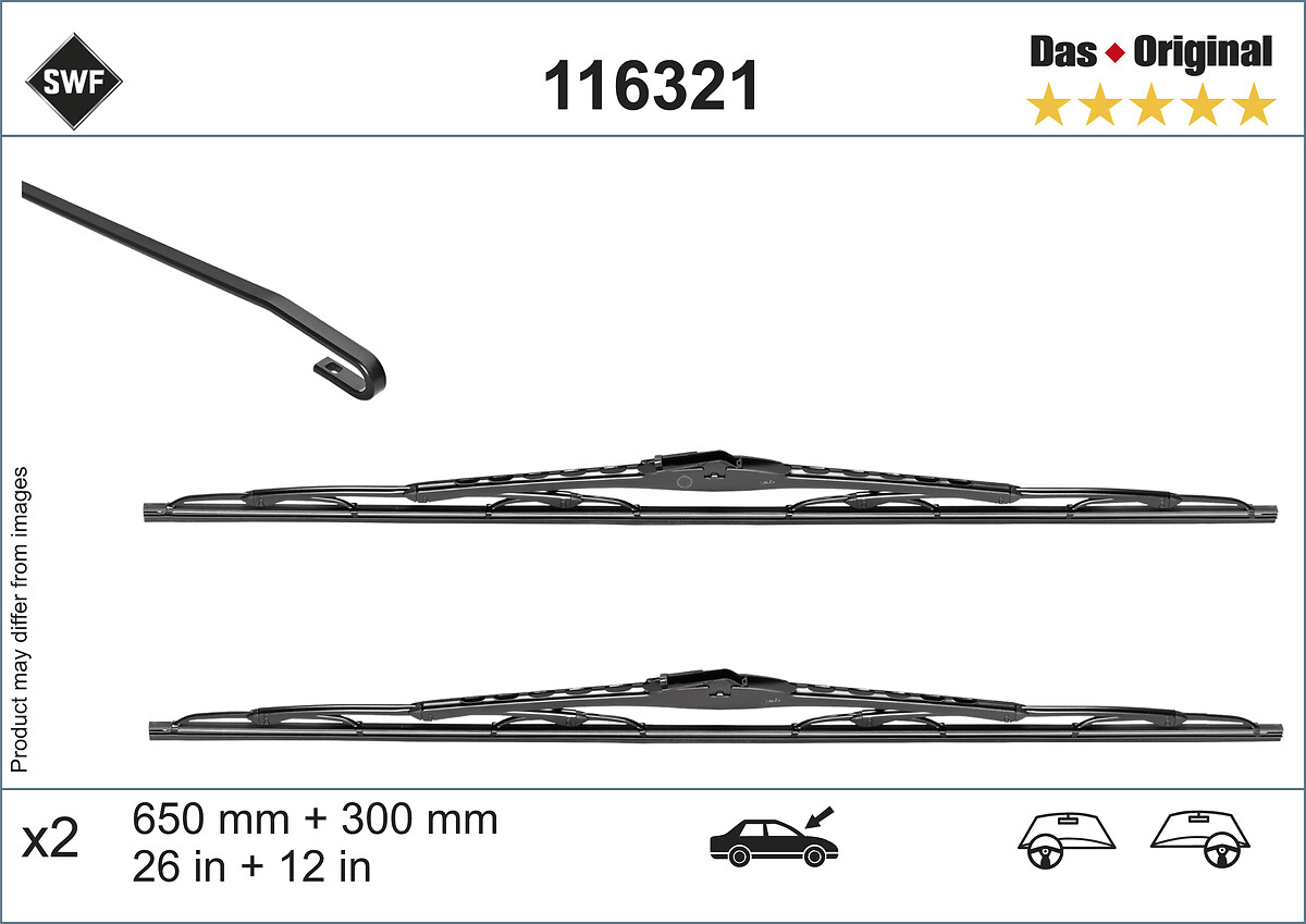 Ruitenwisserblad SWF 116321