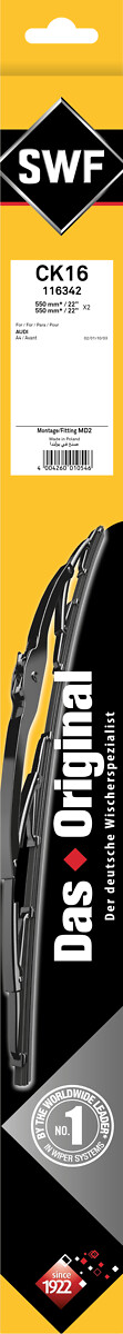 SWF Ruitenwisserblad 116342