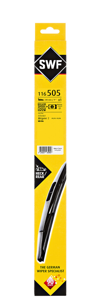 SWF Ruitenwisserblad 116505