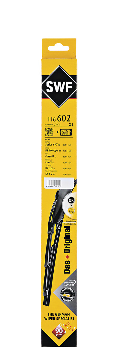 SWF Ruitenwisserblad 116602