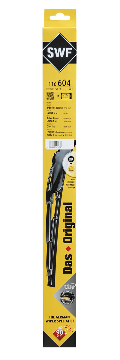 SWF Ruitenwisserblad 116604