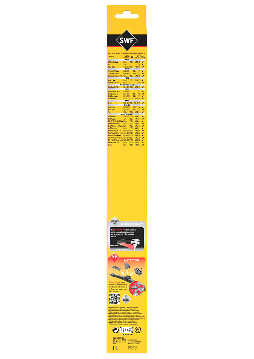 SWF Ruitenwisserblad 262231