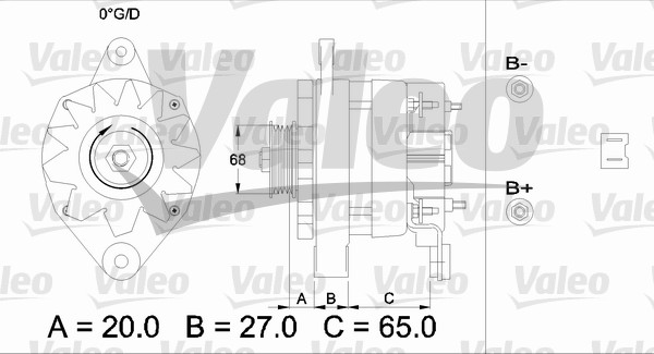 Valeo Alternator/Dynamo 433445