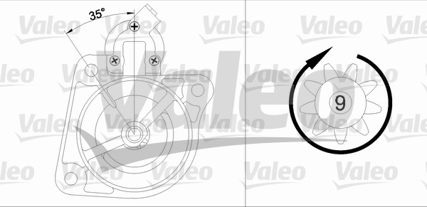 Valeo Starter 436045