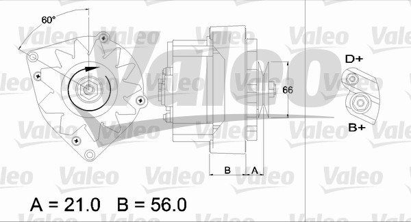 Valeo Alternator/Dynamo 436134