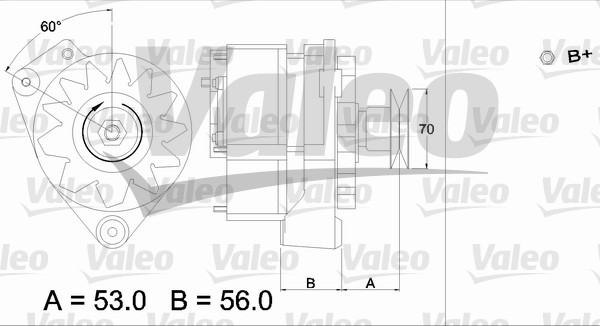 Valeo Alternator/Dynamo 436228