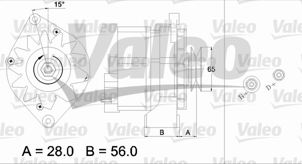 Valeo Alternator/Dynamo 436295