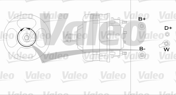 Alternator/Dynamo Valeo 436376