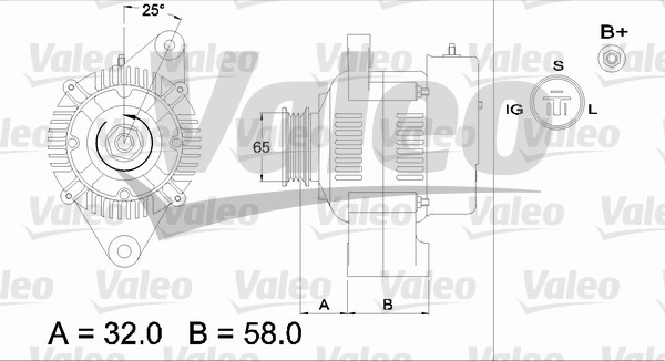 Valeo Alternator/Dynamo 436515