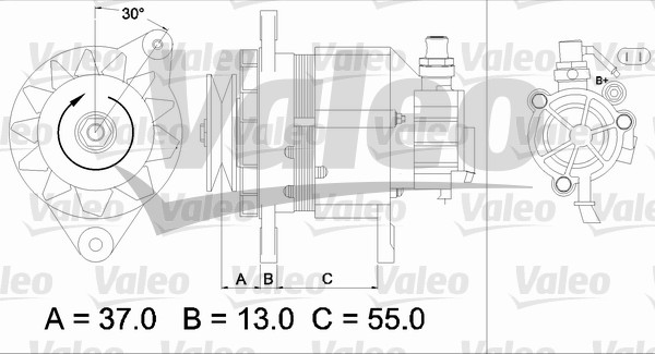 Valeo Alternator/Dynamo 437146