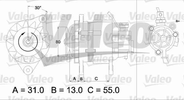 Valeo Alternator/Dynamo 437148