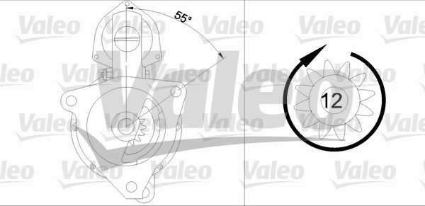 Starter Valeo 455510
