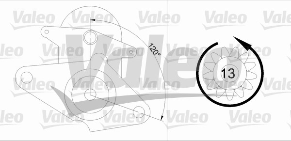 Valeo Starter 455604