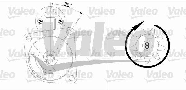 Valeo Starter 455606