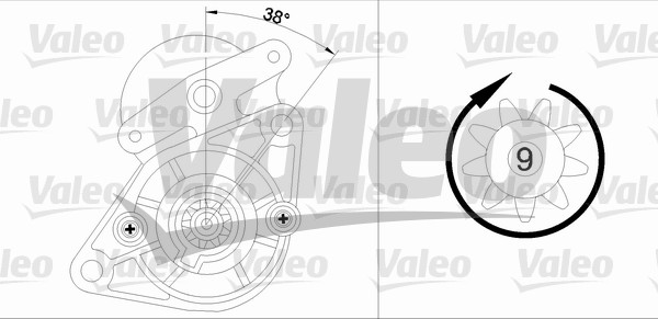 Valeo Starter 455638