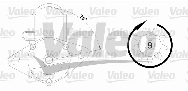 Starter Valeo 455737