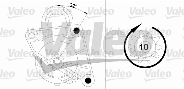 Valeo Starter 455745