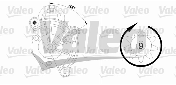 Valeo Starter 455748