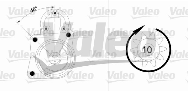 Valeo Starter 455904