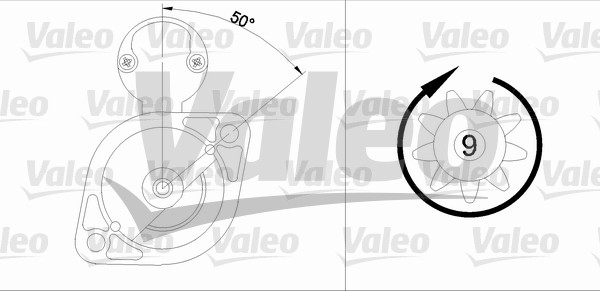 Valeo Starter 455908