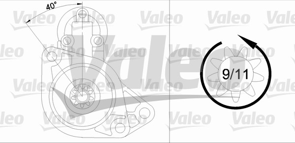 Valeo Starter 455930