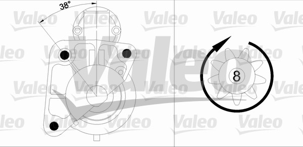 Valeo Starter 455950