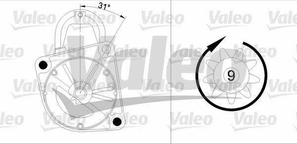 Valeo Starter 455970