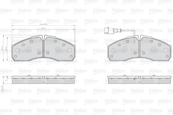 Valeo Remblokset 873160