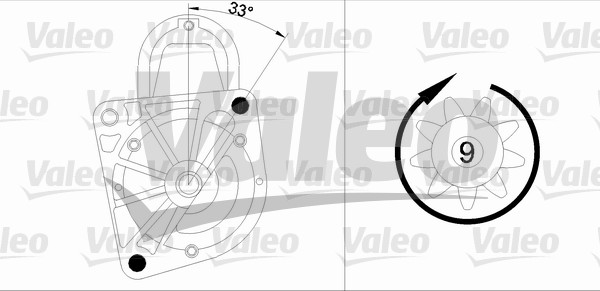 Valeo Starter 458163