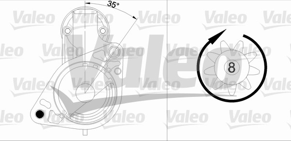 Valeo Starter 458170