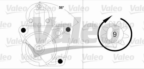 Valeo Starter 458189