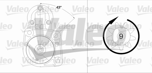 Starter Valeo 458194