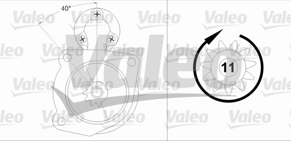 Valeo Starter 458198