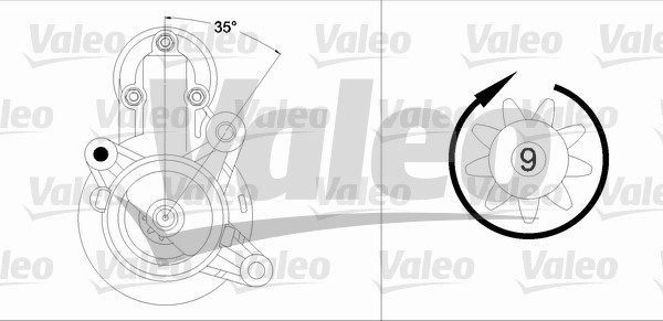 Valeo Starter 458204