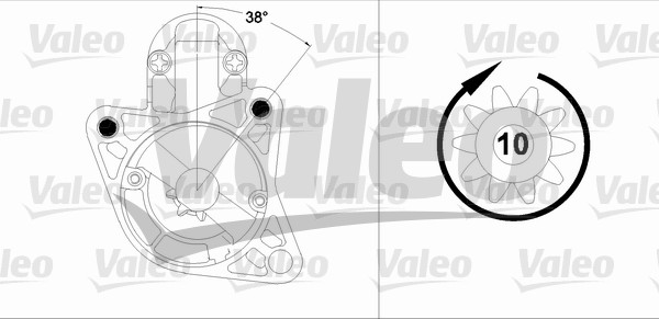 Valeo Starter 458207